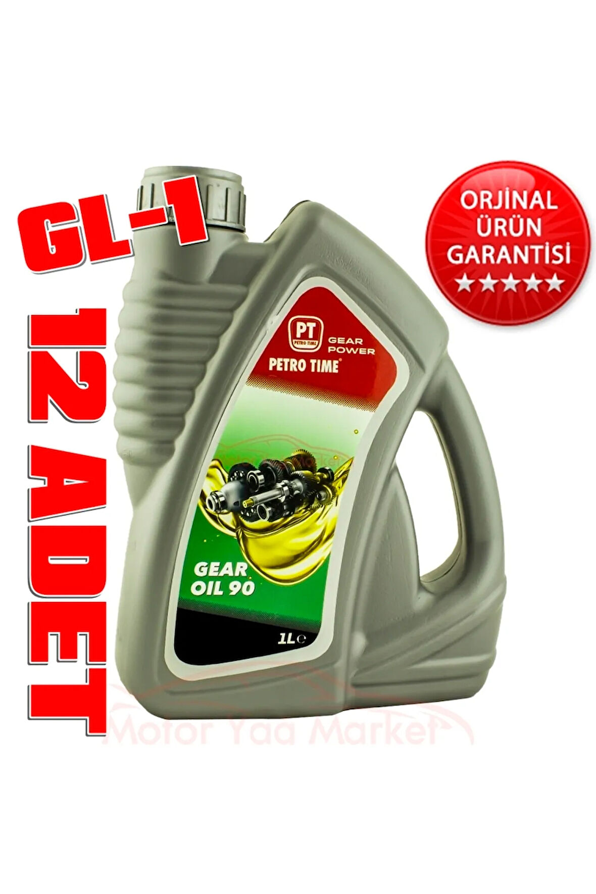 Gear Oil 90 No Asansör Ve Şanzıman Dişli Yağı 1lt X12