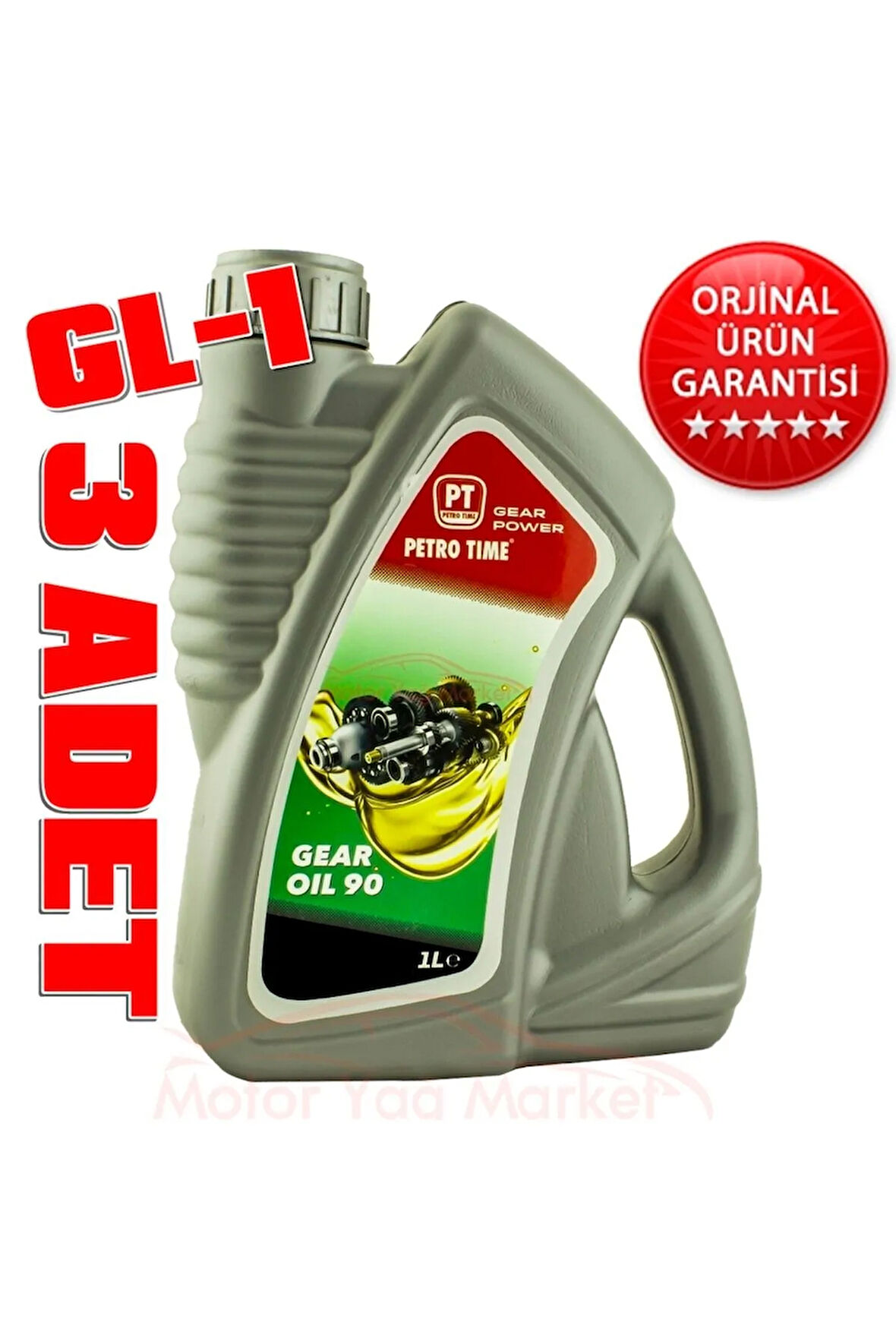 Gear Oil 90 No Asansör Ve Şanzıman Dişli Yağı 1lt X3