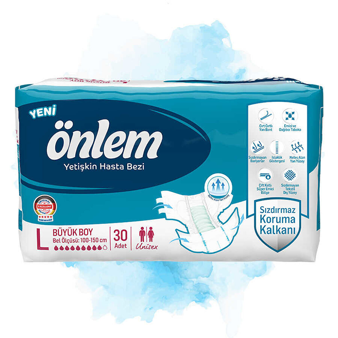 Önlem Large Yetişkin Hasta Bezi - 30 Adet