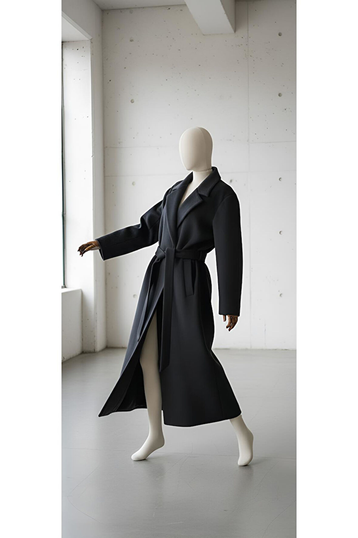 MAXİ UZUN ÇOK KALIN KUŞAKLI KAŞE KABAN