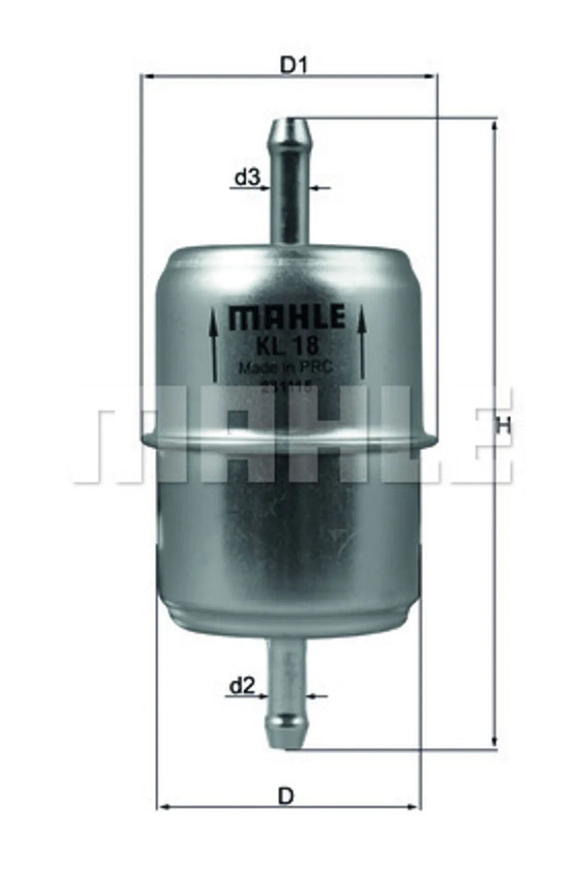 Yakit Filtresi Mercedes M102 190 W201 W123 W124 W460