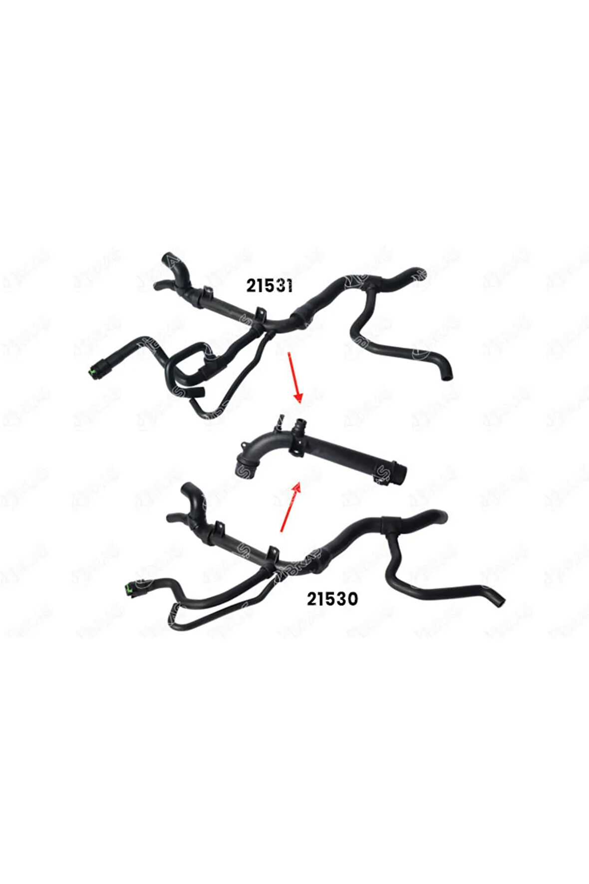 Radyatör Motor Baglantı Borusu Vectra B 1.8 -2.0