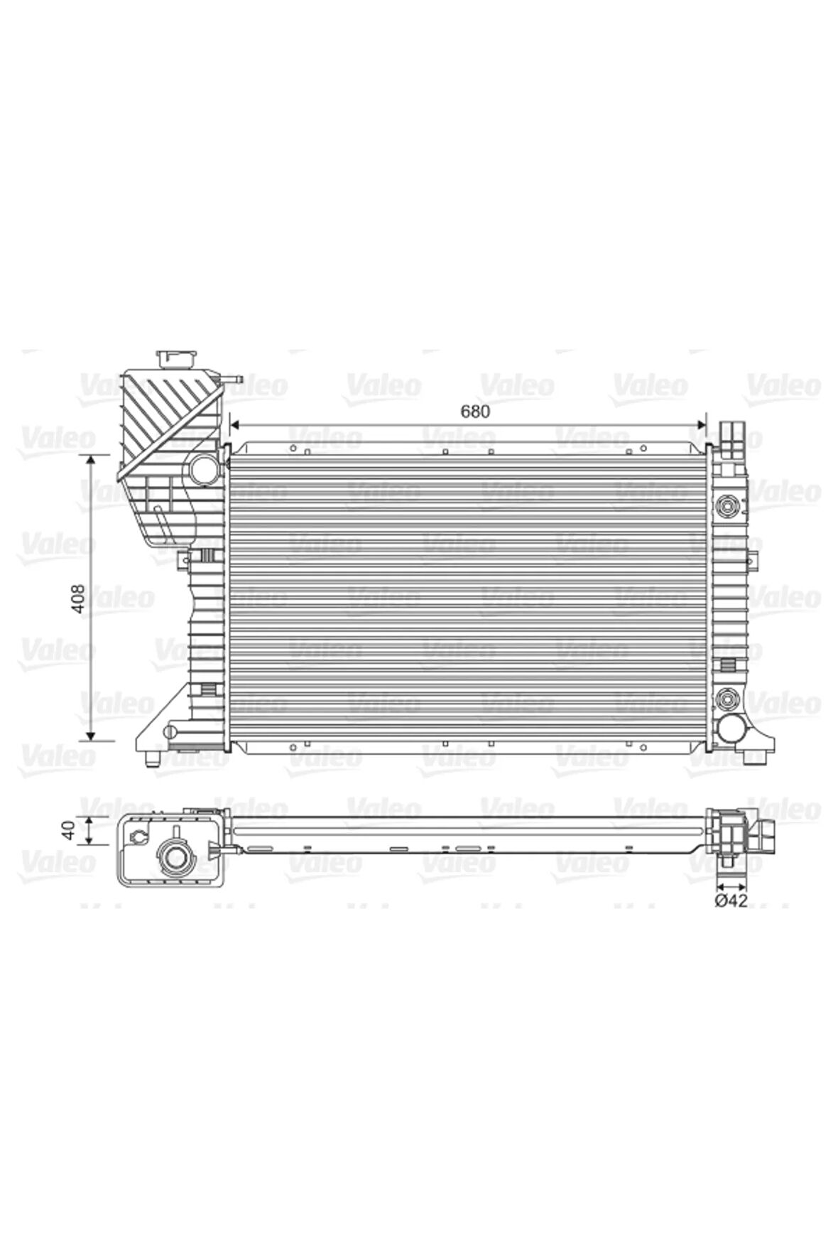 Motor Su Radyatoru Mercedes Sprınter B901 B904 96 06 Klımalı