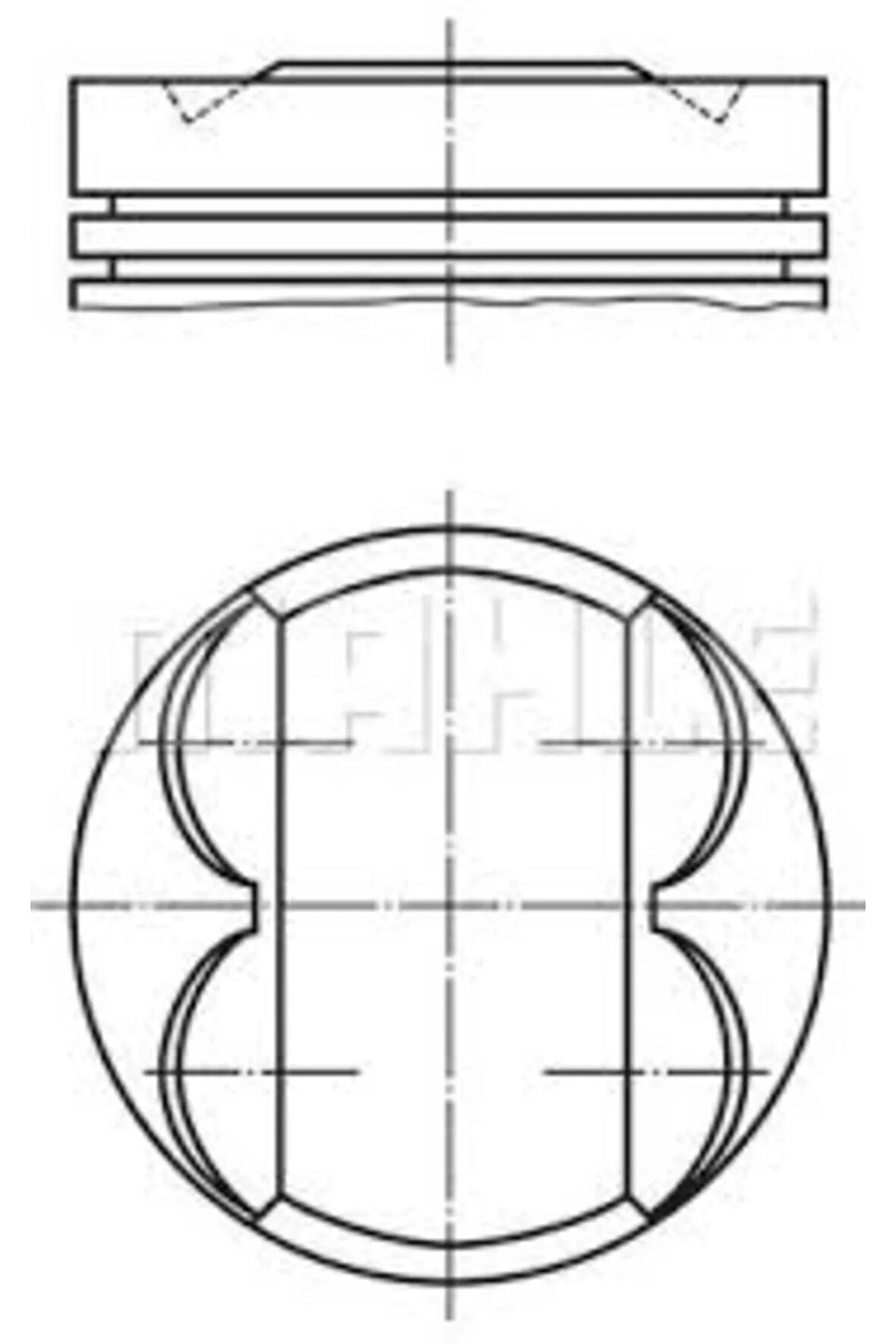 Motor Piston Segman Std Palıo-marea-brava-bravo 1.6 16v 86.40