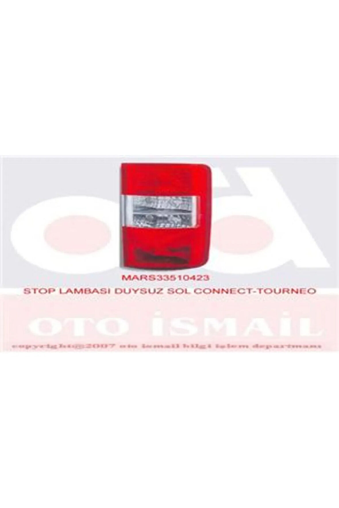 Stop Lambası Sol Connect Tourneo Transit 2002 2013 Duysuz