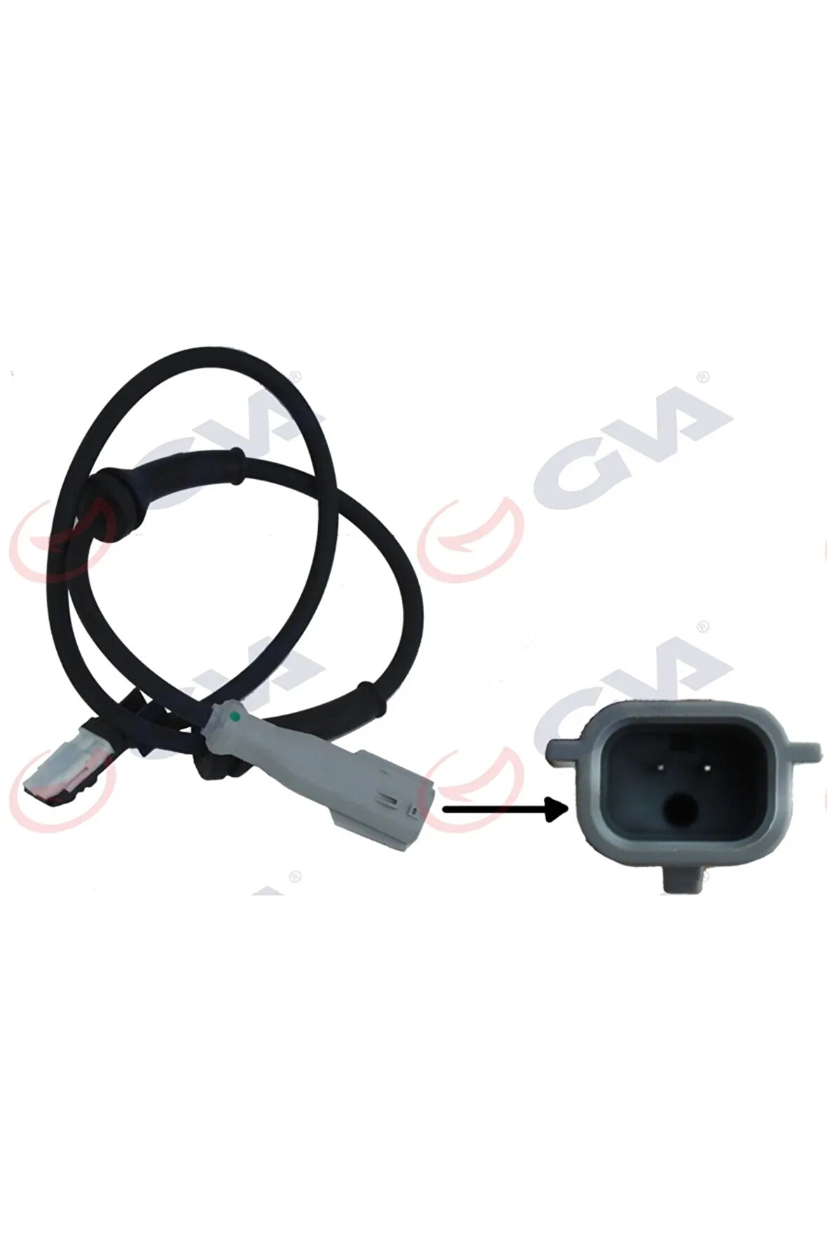 Abs Sensörü Arka Sol Kangoo 10- 1.5dcı-cıtan 12- 1.5cdı