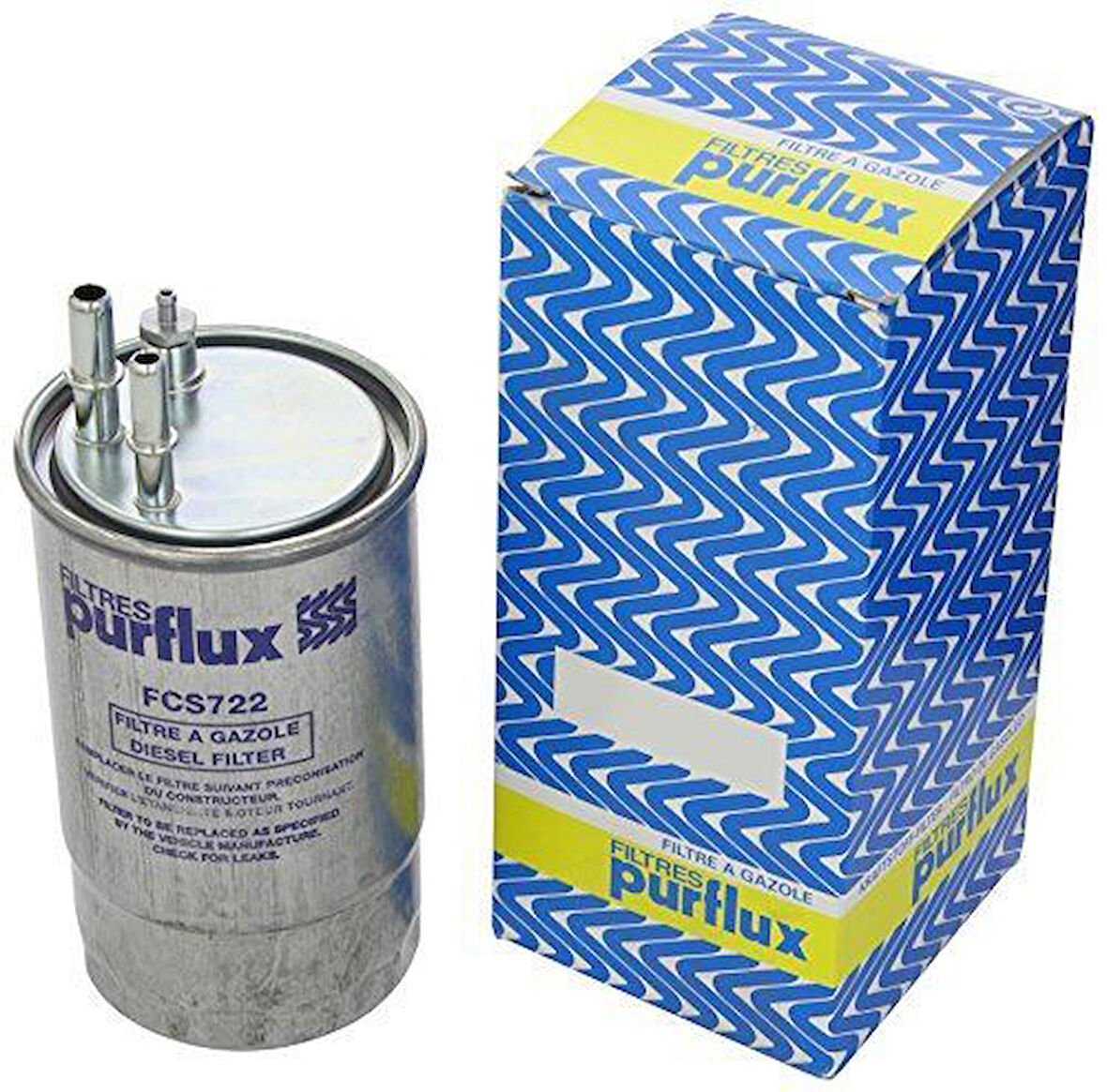 Purflux Fcs722 Mazot Filtresi Nemo Bipper 1.3Hdı Fıorıno 1.3Jtd Alfa 159 Mıto Bravo II Croma Doblo Fıorıno Idea Lınea Punto Stılo Ducato Delta III 1.3Jtd 1.9Jtd Oe