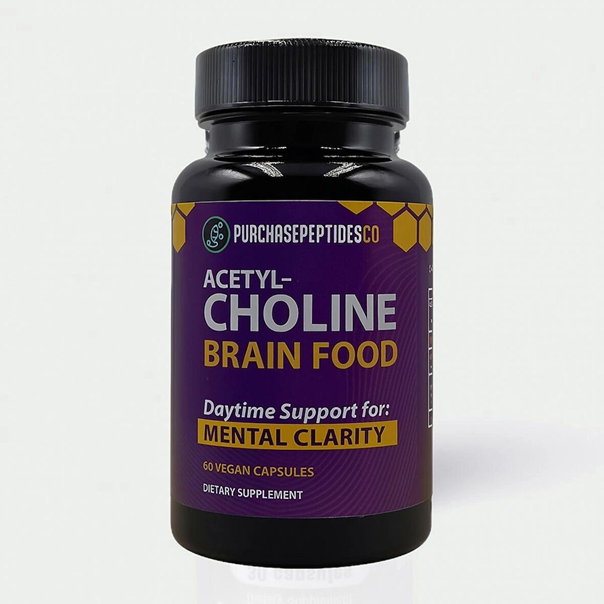 Purchasepeptideseco Acetyl Choline Mental Brain Food 60 Caps