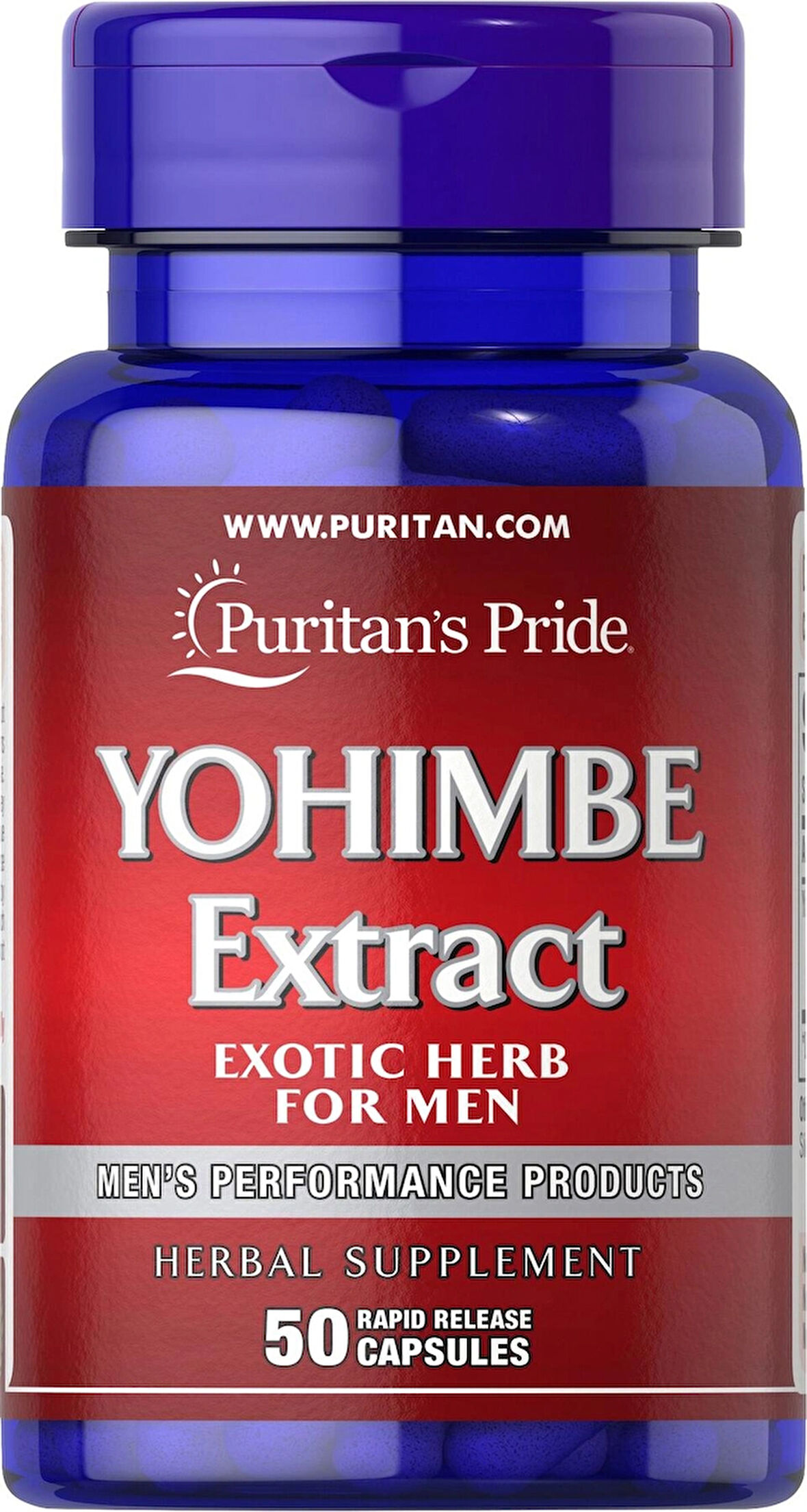 Puritans Pride Yohimbe Extract For Men 1000 mg 50 Caps