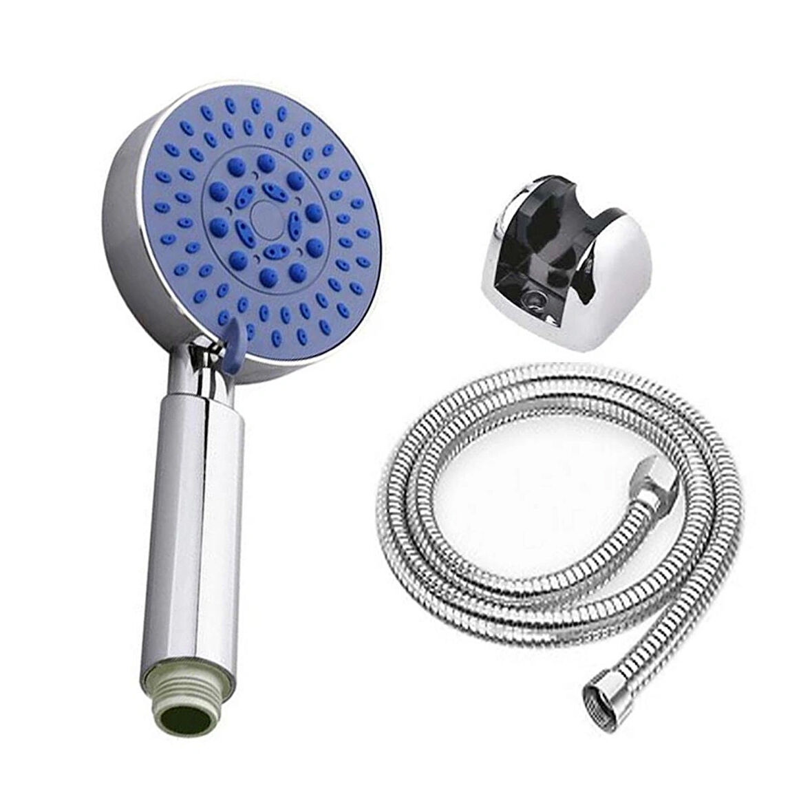 Purvex Home Rondo mafsallı duş seti 5 farklı su akış duş başlığı takımı paslanmaz el duş seti