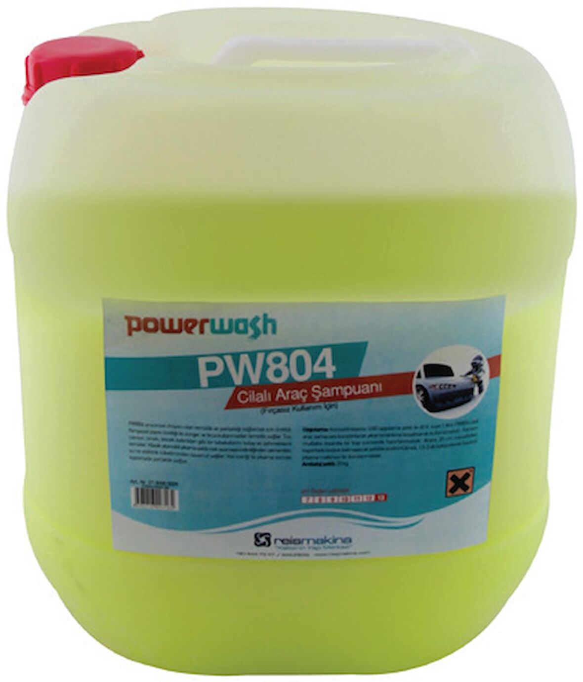 PowerWash PW804 Fırçasız Köpüklü Oto Yıkama