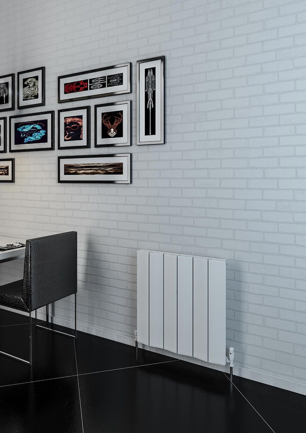 Warma Cunda Alüminyum Radyatör 565 X 600 Pütürlü Beyaz RAL 9016