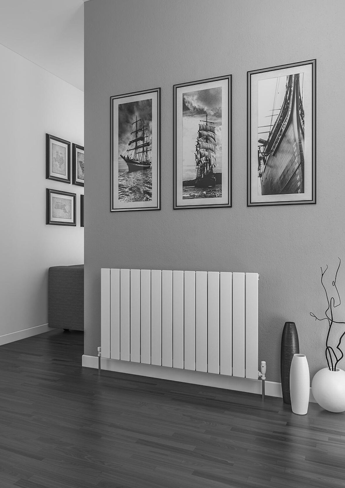 Warma Teos Çelik Radyatör 1045 X 600 Beyaz RAL 9016 Gloss 80
