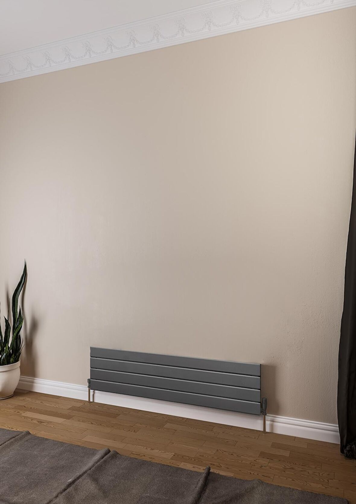 Warma Teos Çelik Radyatör 1200 X 295 Pütürlü Antrasit 7946