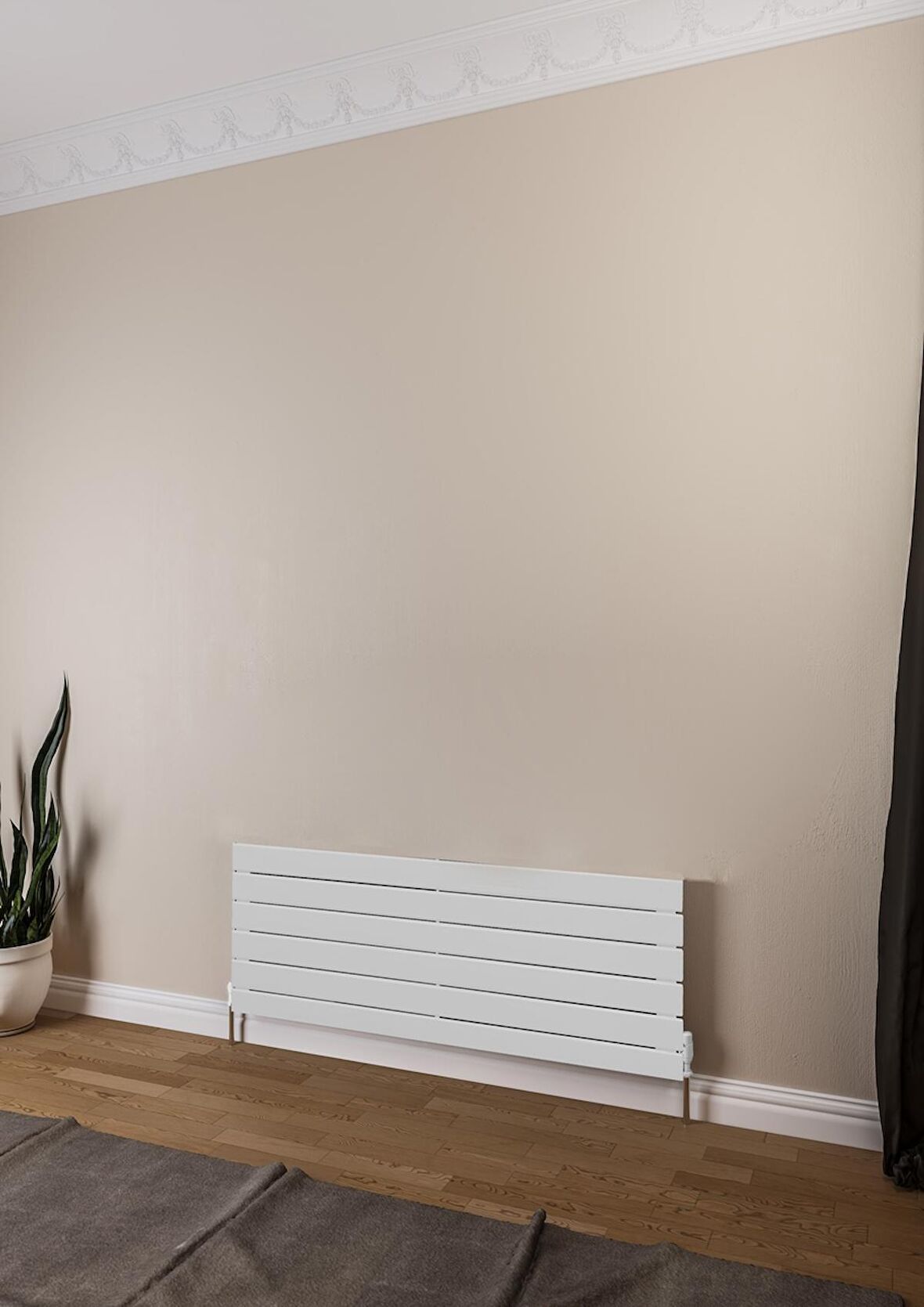 Warma Teos Çelik Radyatör 1200 X 445 Beyaz RAL 9016 Gloss 80