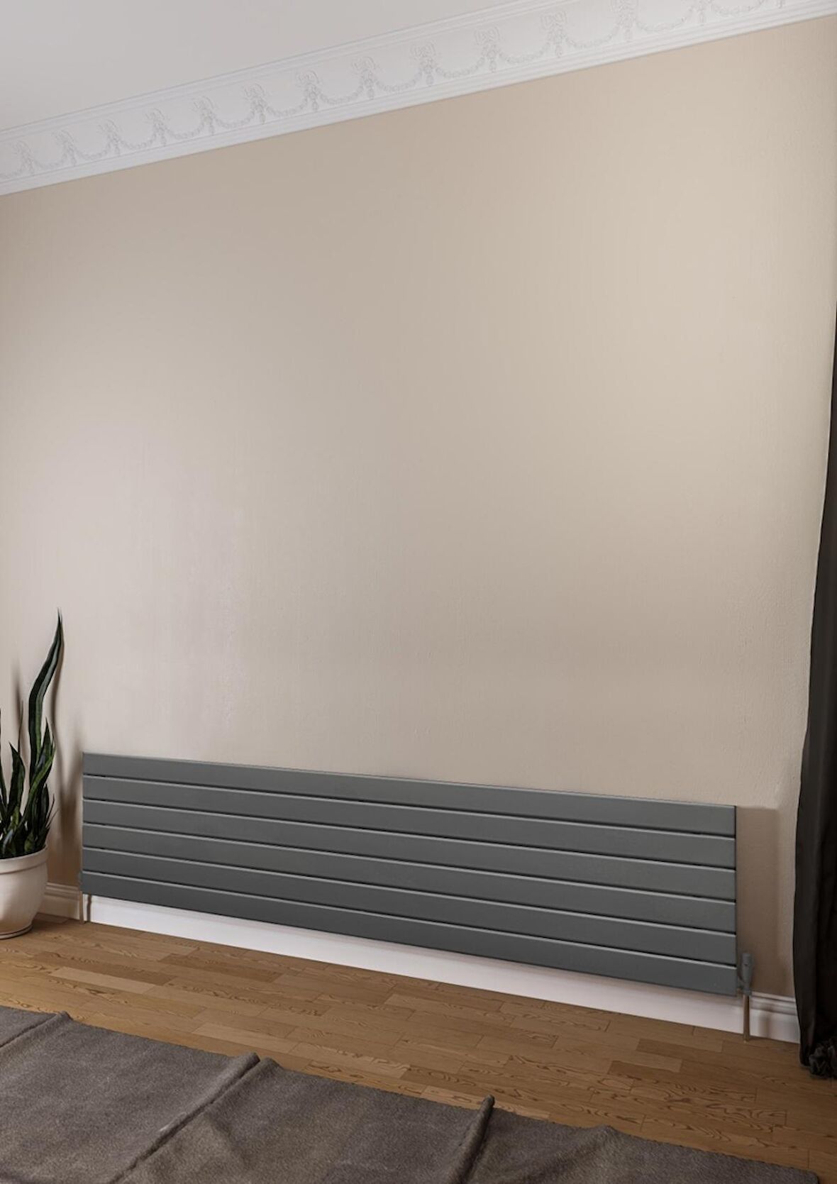Warma Teos Çelik Radyatör 1800 X 445 Pütürlü Antrasit 7946