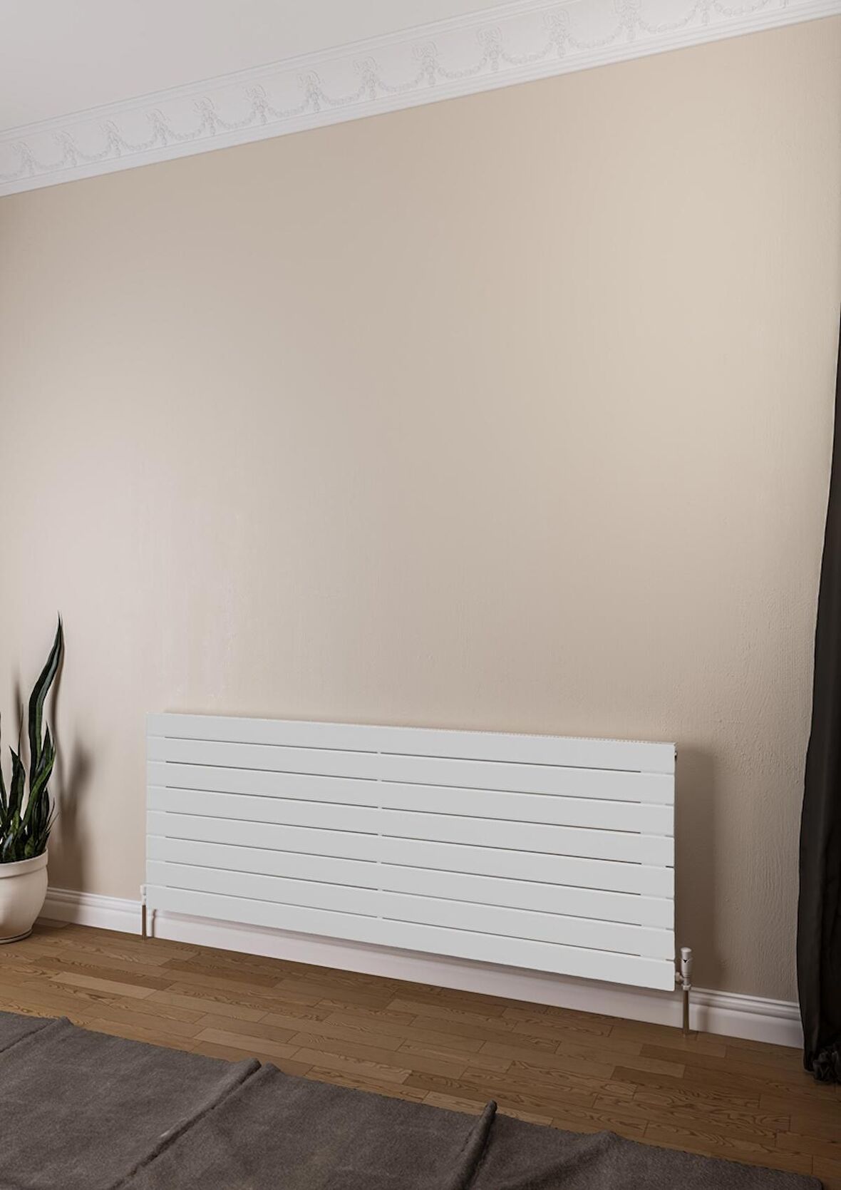 Warma Teos Çelik Radyatör 1600 X 595 Beyaz RAL 9016 Gloss 80