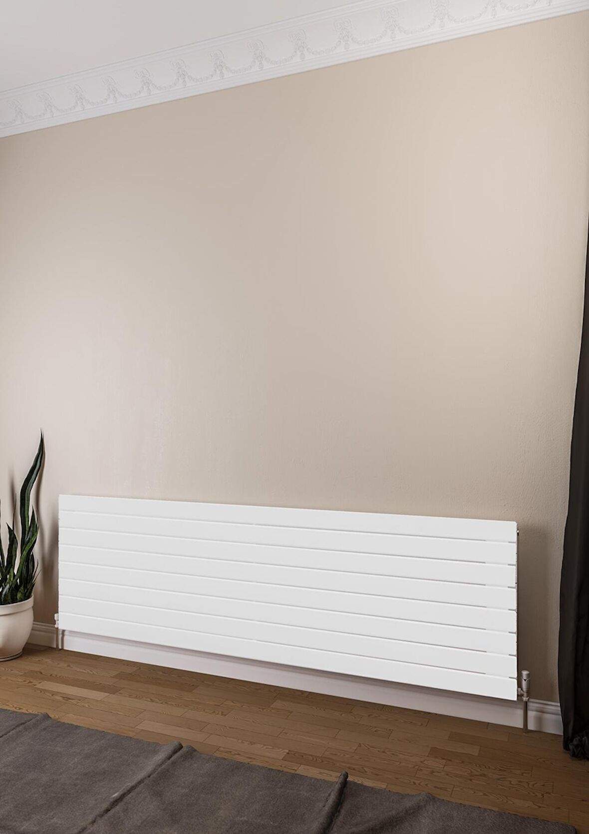Warma Teos Çelik Radyatör 2000 X 595 Beyaz RAL 9016 Gloss 80