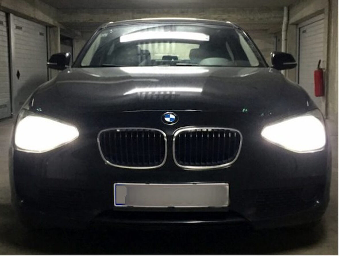 BMW F20 1 Seri Araçlar için Led Xenon Uzun Far Aydınlatma Ampulu Femex Premio Plus H7