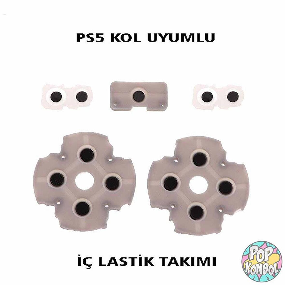 Playstation 5 Kol Silikon Lastik Takımı Yedek Parça PS5 İç Silikon Lastiği Playstation 5 Kol Tamiri