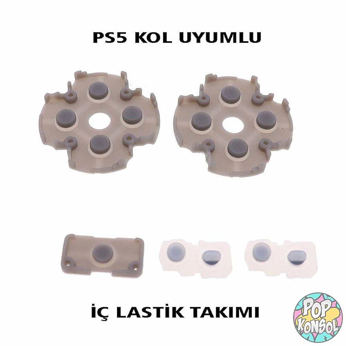SONY Playstation 5 Kol Silikon Lastik Takımı 5 Parça PS5 Kol Tamiri PS5 Yedek Parça PS5 Uyumlu