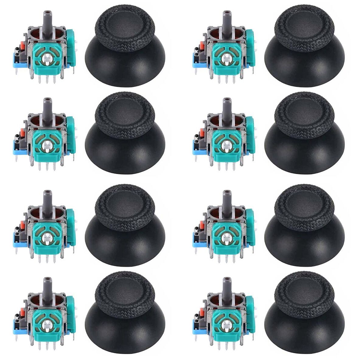 PS5 Analog Motor ve Topuz Seti 8+8 Playstation 5 Tamir PS5 Motor Kol Tamir Seti Yedek Parça