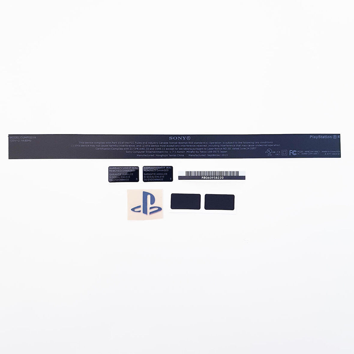 Playstation 4 1000 Model Kasa Yenileme Tamir Etiket PS4 Yedek Parça Sticker Label
