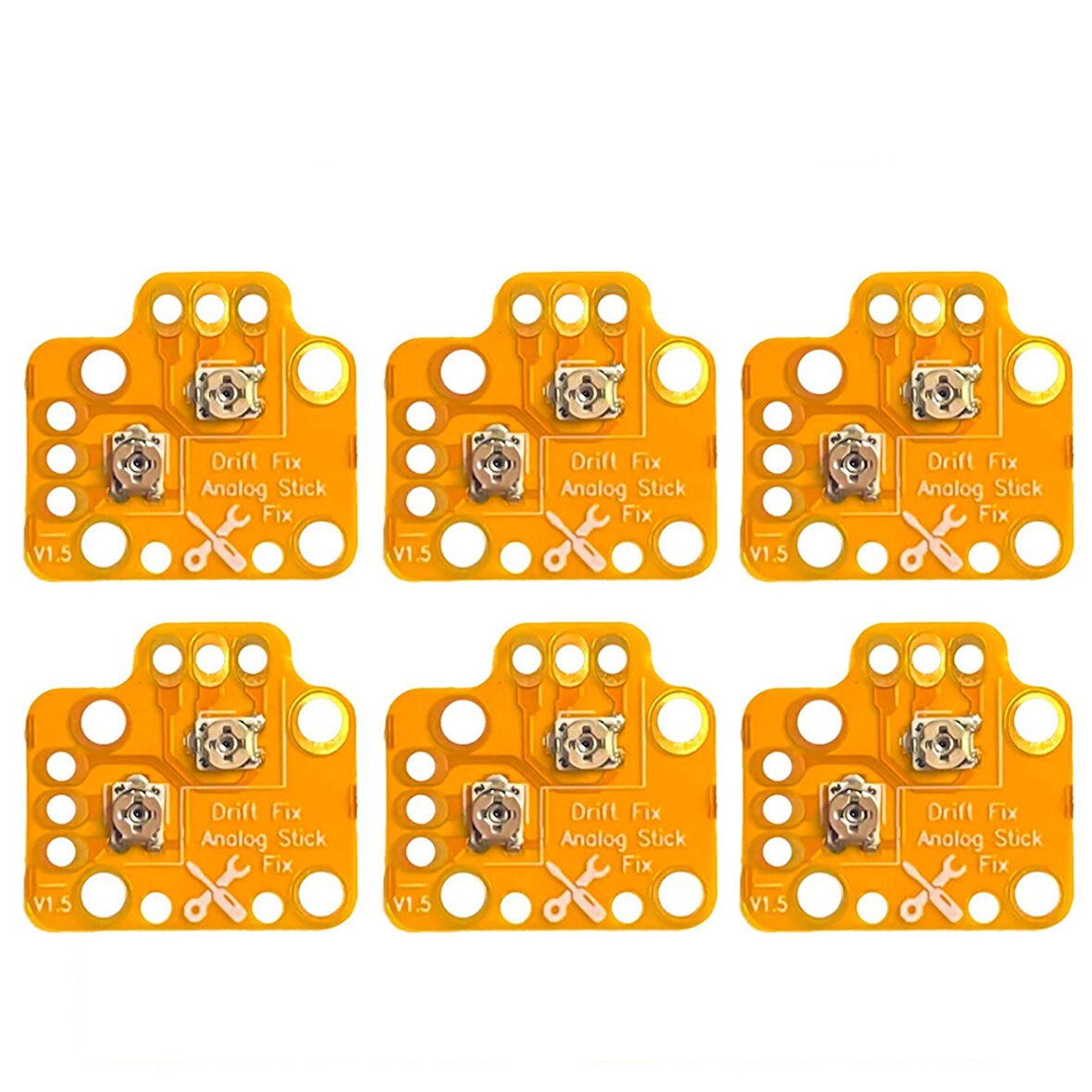 6 Adet Drift Fix Analog Motor Kayma Düzeltici PS4 PS5 Xbox Kol Analog Tamiri