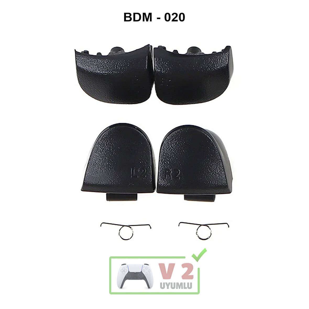 Ps5 Tetik Seti V2 Uyumlu BDM-020 Omuz Tuşu L1 R1 L2 R2 PS5 Yedek Parça Kol Tamiri