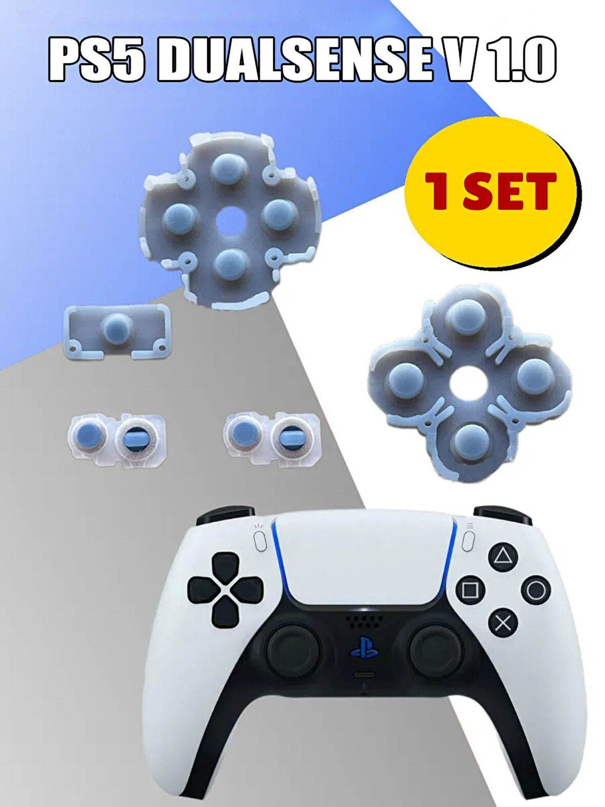 Ps5 İç Lastik V1 Silikon İletken PS5 Dualsense Versiyon 1 Tamir Yedek Parça