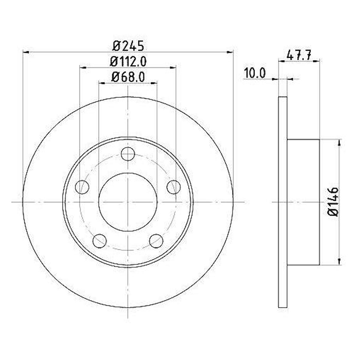 ARKA DİSK A4 PASSAT QUATRO