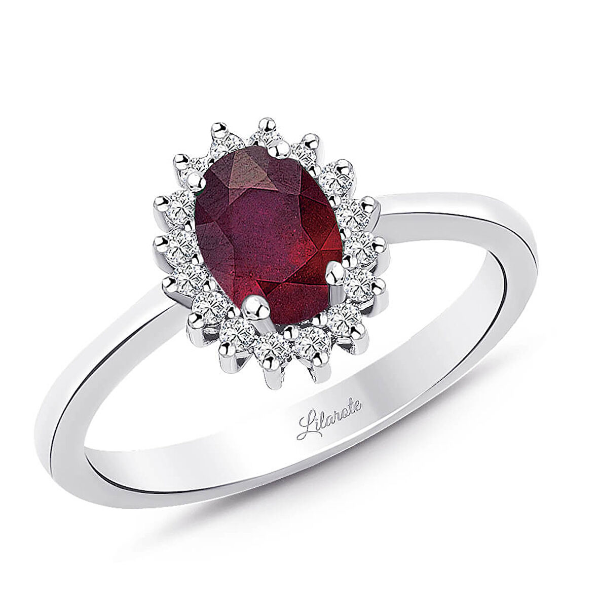 Pırlanta Yakut Taşlı Yüzük