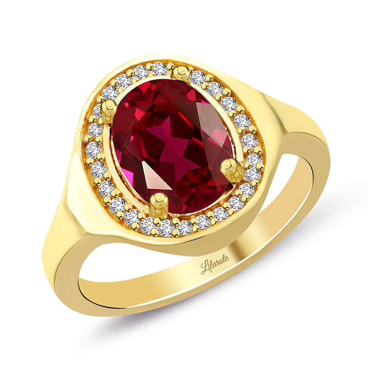 Pırlanta Yakut Yüzük
