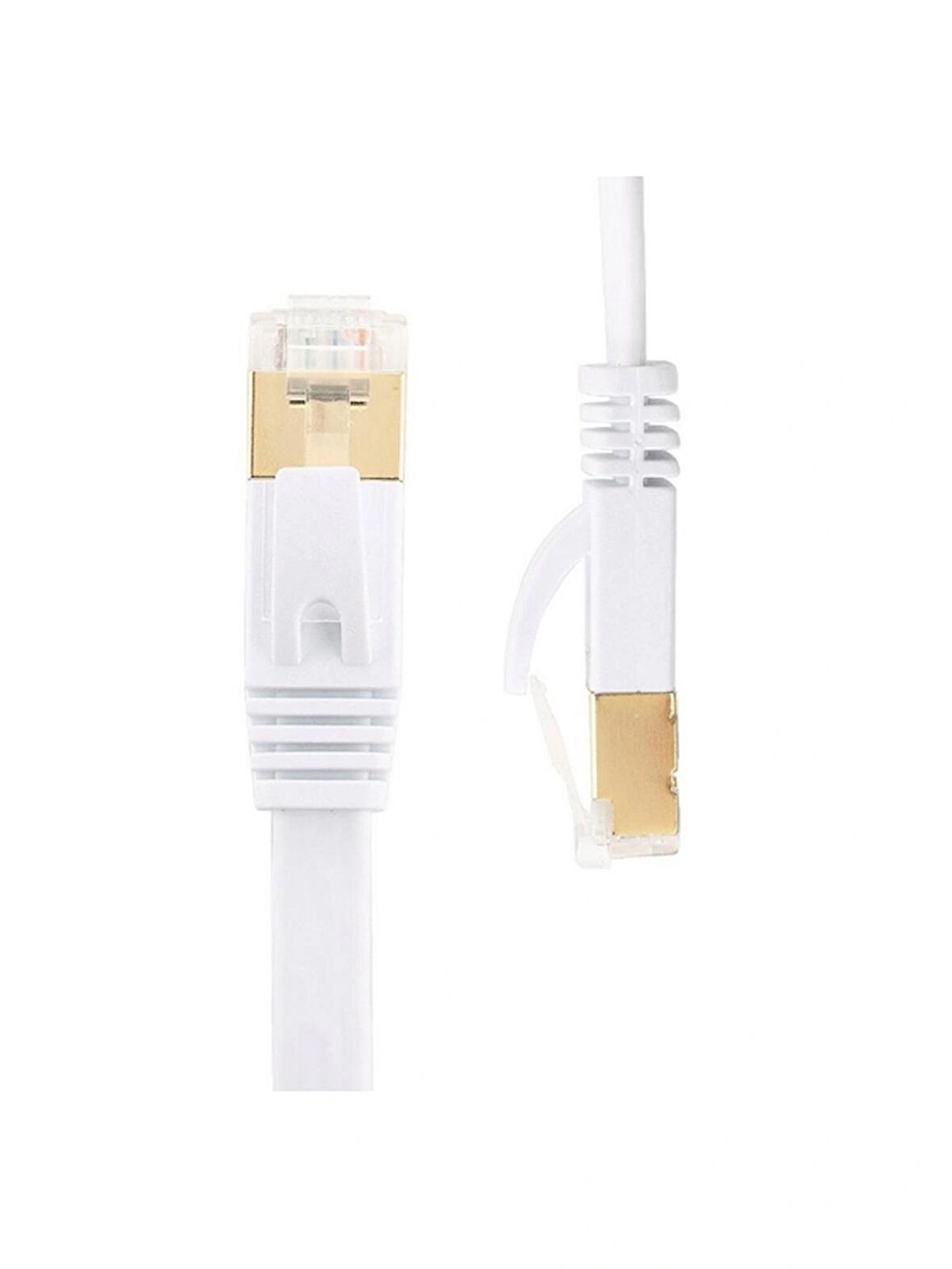 Cat6 Ethernet RJ45 Modem İnternet Kablosu Slim Flat Kırılmaz Kablo 10 Metre