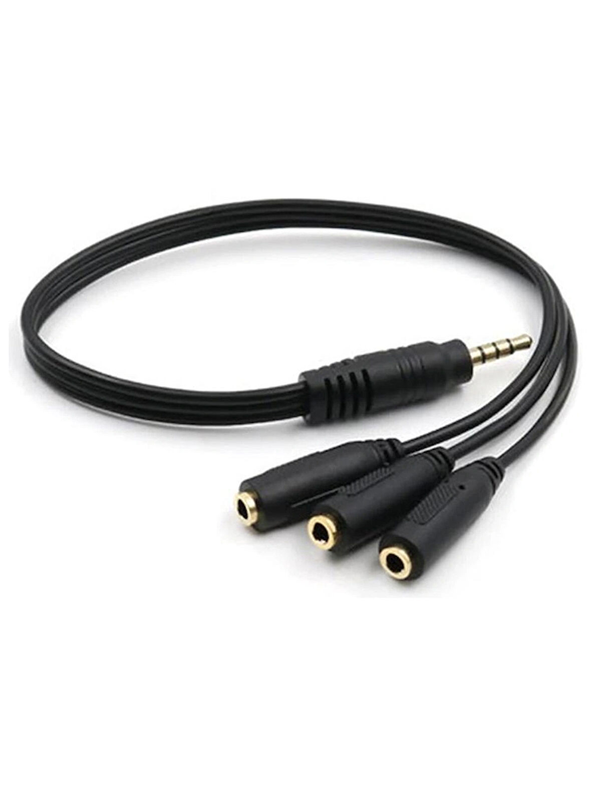 Kulaklık Mikrofon Çoklayıcı 3 Port 3.5mm Splitter Çevirici Dönüştürücü Adaptör