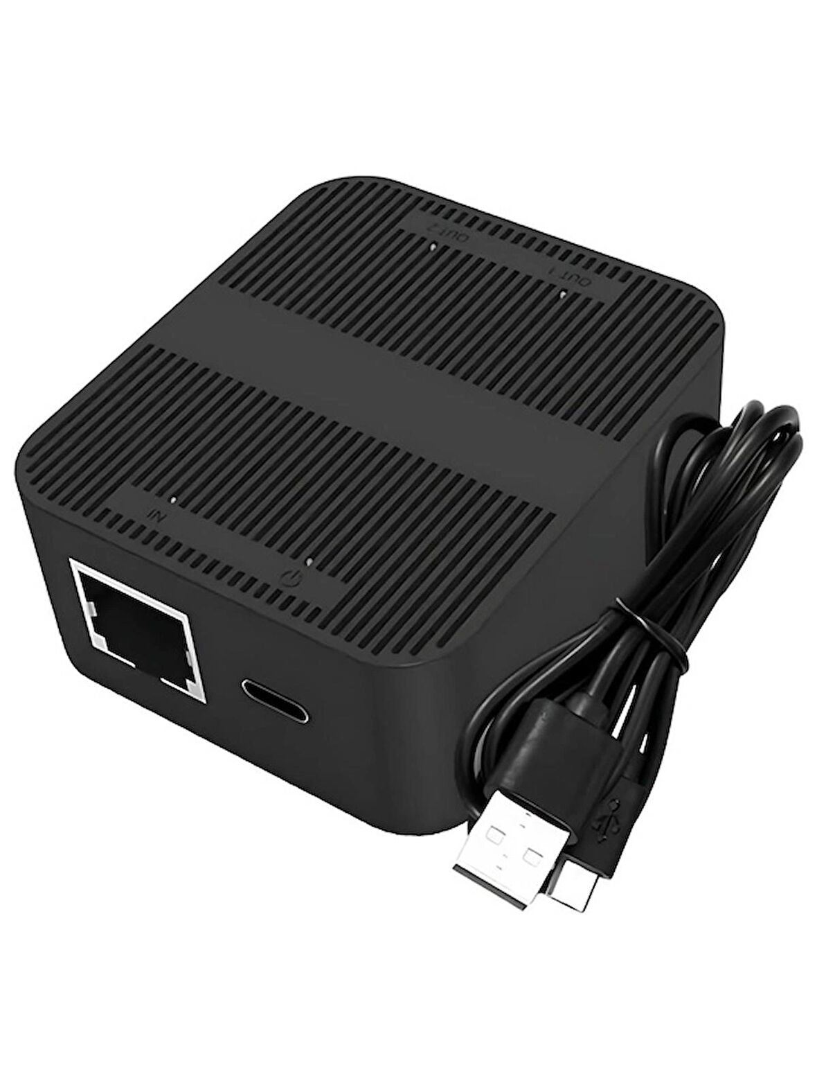 RJ45 Ethernet Splitter 1 Giriş 2 Çıkış Gigabit 100Mbps Çevirici Çoklayıcı