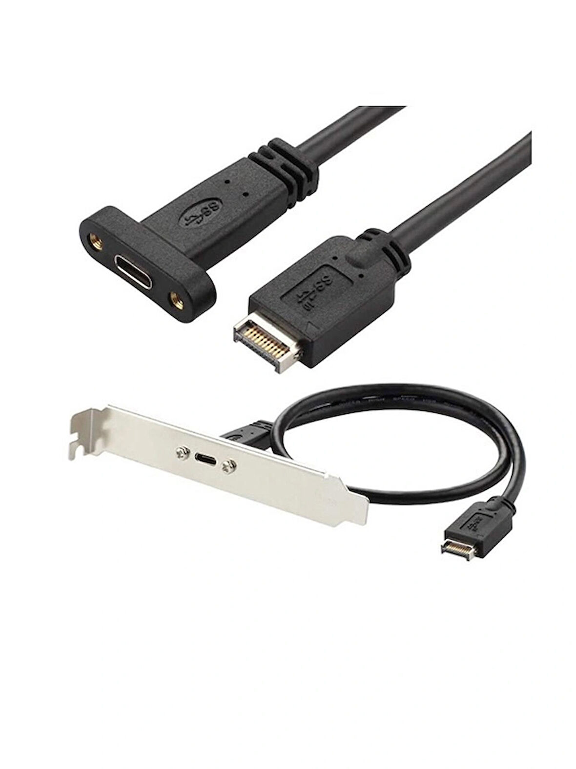USB Type E to Type C TYPE E to TYPE C Çevirici Dönüştürücü Kablo