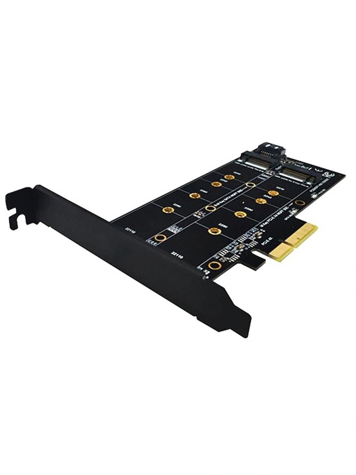 M.2 Nvme M+B Key Ngff Ssd To Pci-E 3.0 X4 Sata Çevirici Dönüştürücü Adaptör Kartı