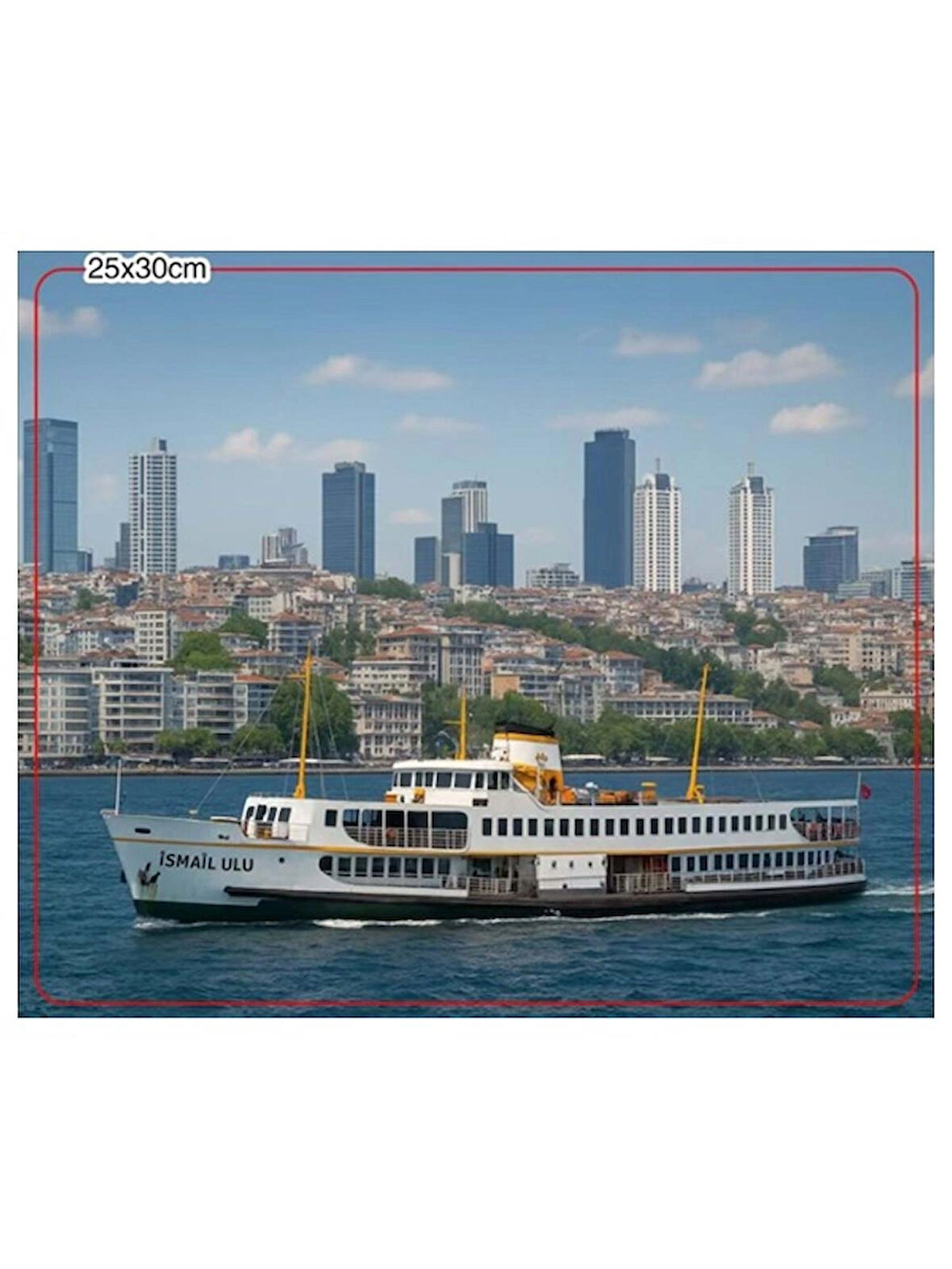 Vapur Resimli 25X30 Mouse Pad