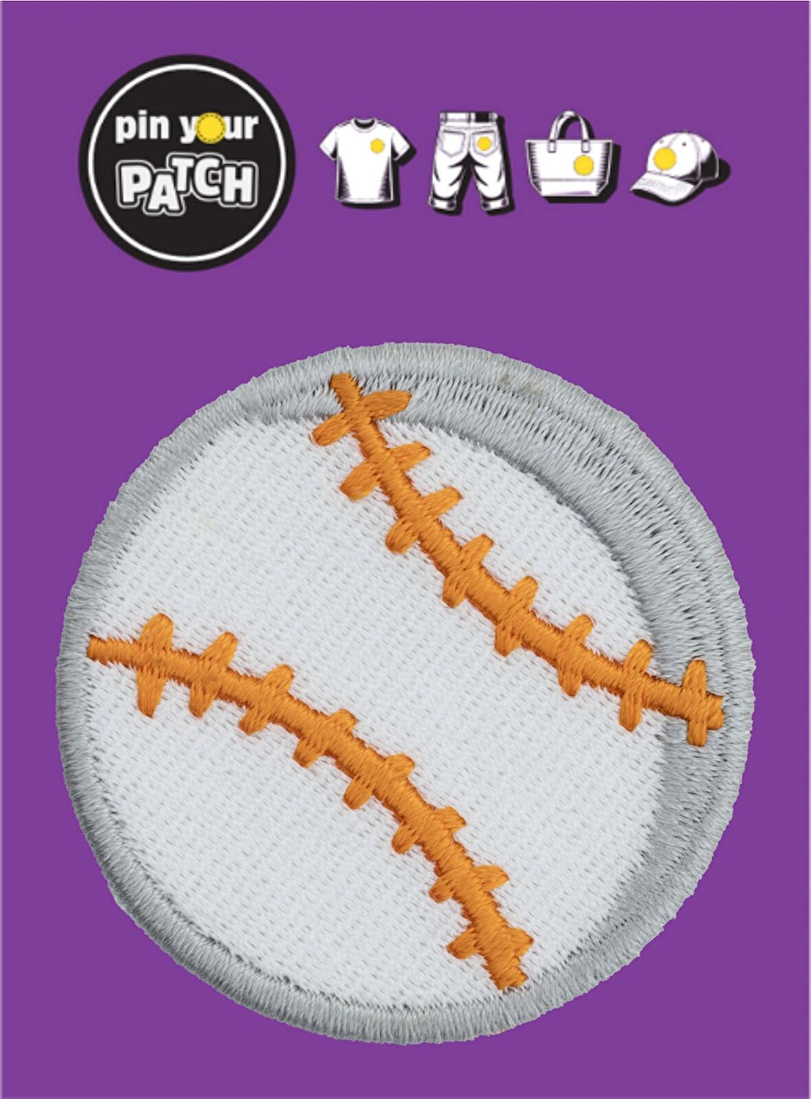 Ütü ile Yapışan Yama 7047 Beyzbol Topu