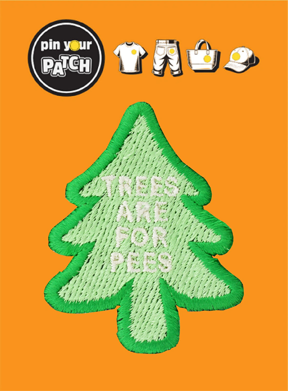 Ütü ile Yapışan Yama 7065 Çam Ağacı