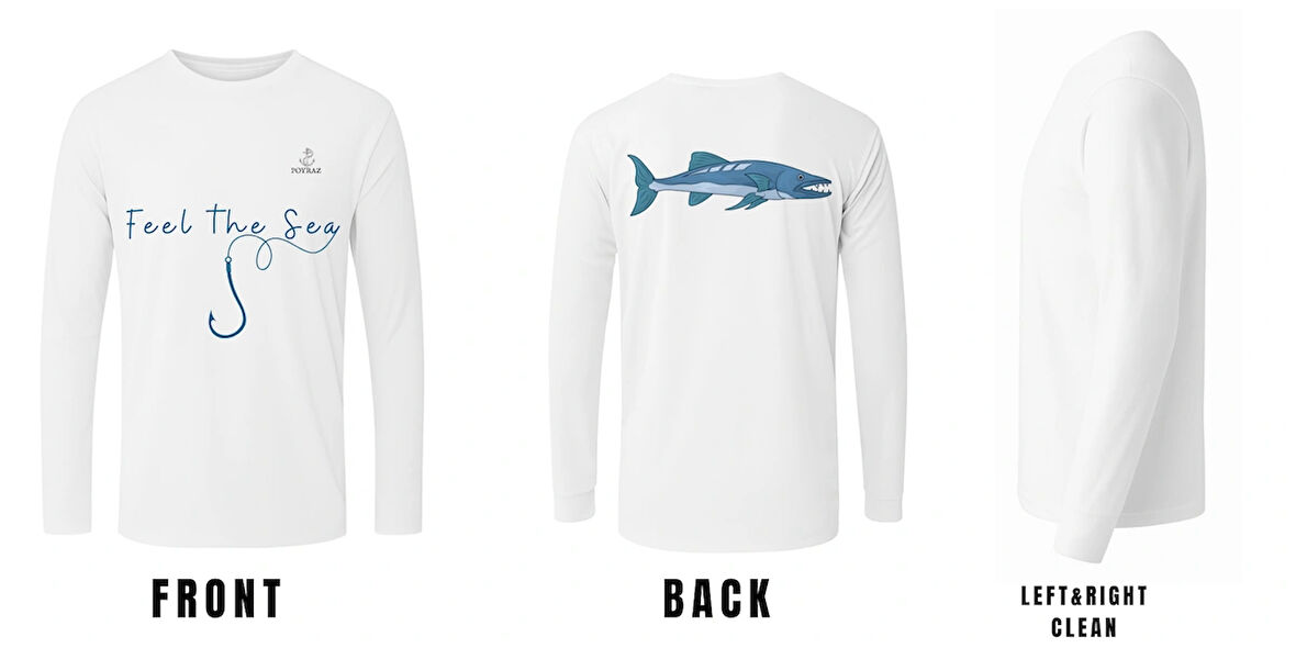 POYRAZ UV Korumalı Hava Alan Gözenekli Tshirt Uzun Kollu Tişört