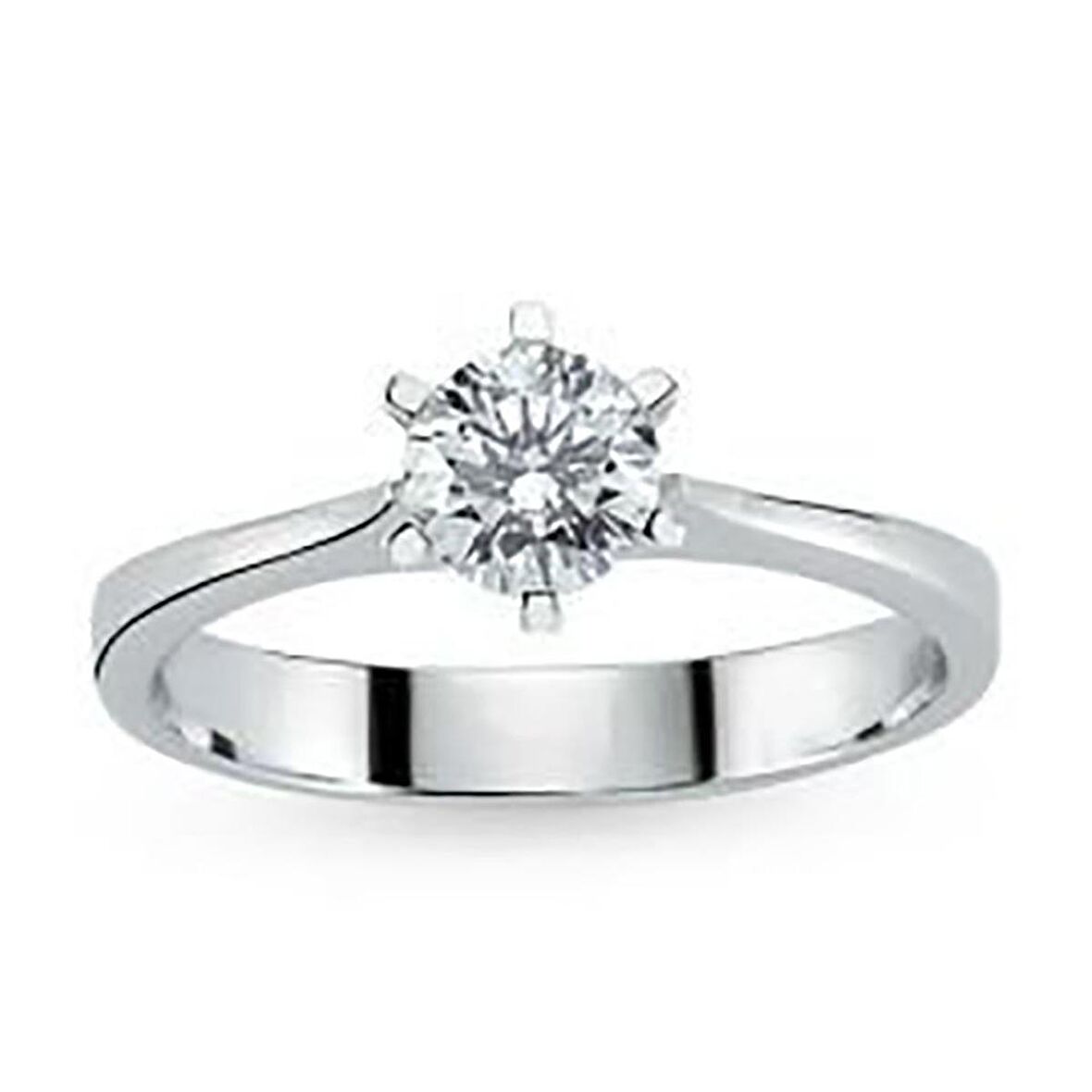 Bilezikhane Tektaş Pırlanta Yüzük 0,32 CT H-VS 2,50 Gram 18 Ayar Altın