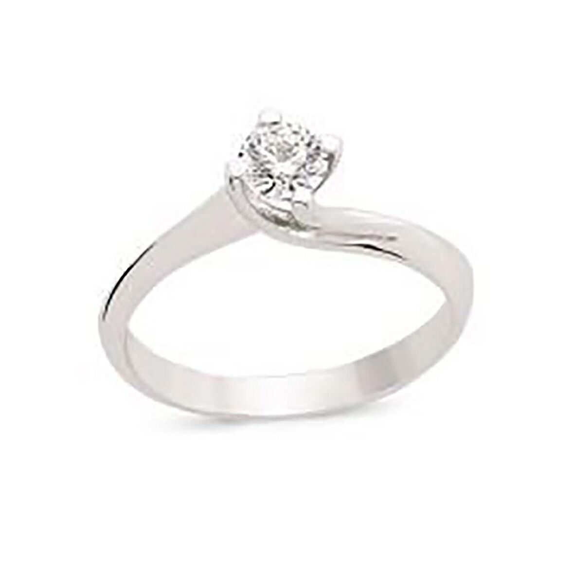 Bilezikhane Tektaş Pırlanta Yüzük 0,30 CT H-VS 2,50 Gram 18 Ayar Altın