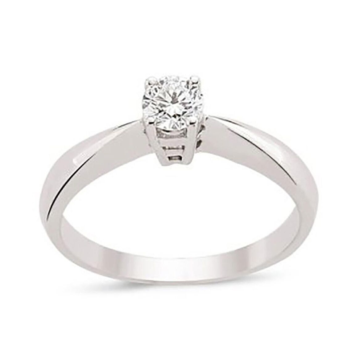 Bilezikhane Tektaş Pırlanta Yüzük 0,30 CT H-VS 4.00 Gram 18 Ayar Altın