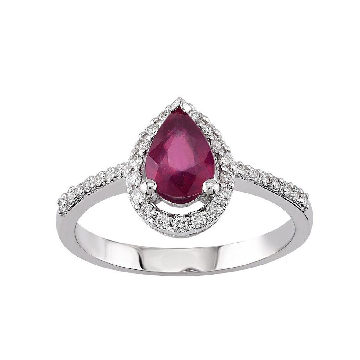 Pırlanta Yakut Fantezi Yüzük