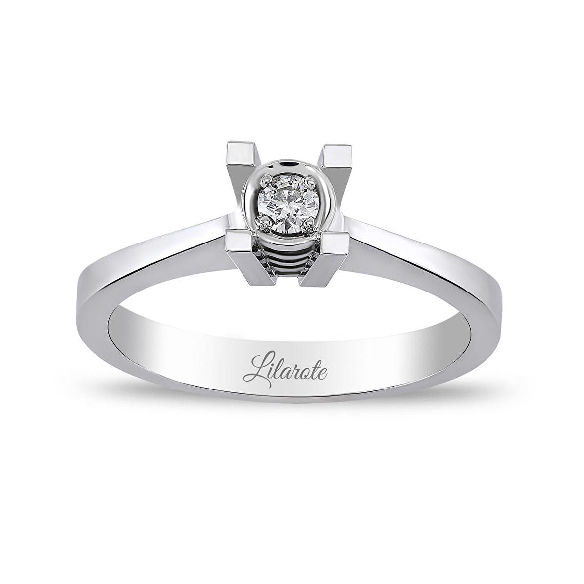 0.08 Ct Tektaş Pırlanta Yüzük