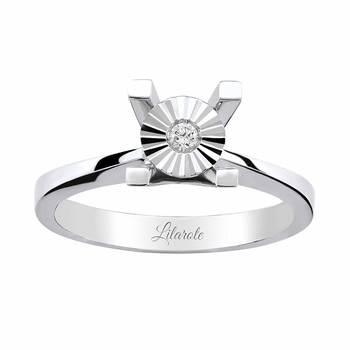 0.03 Ct Tektaş Pırlanta Yüzük