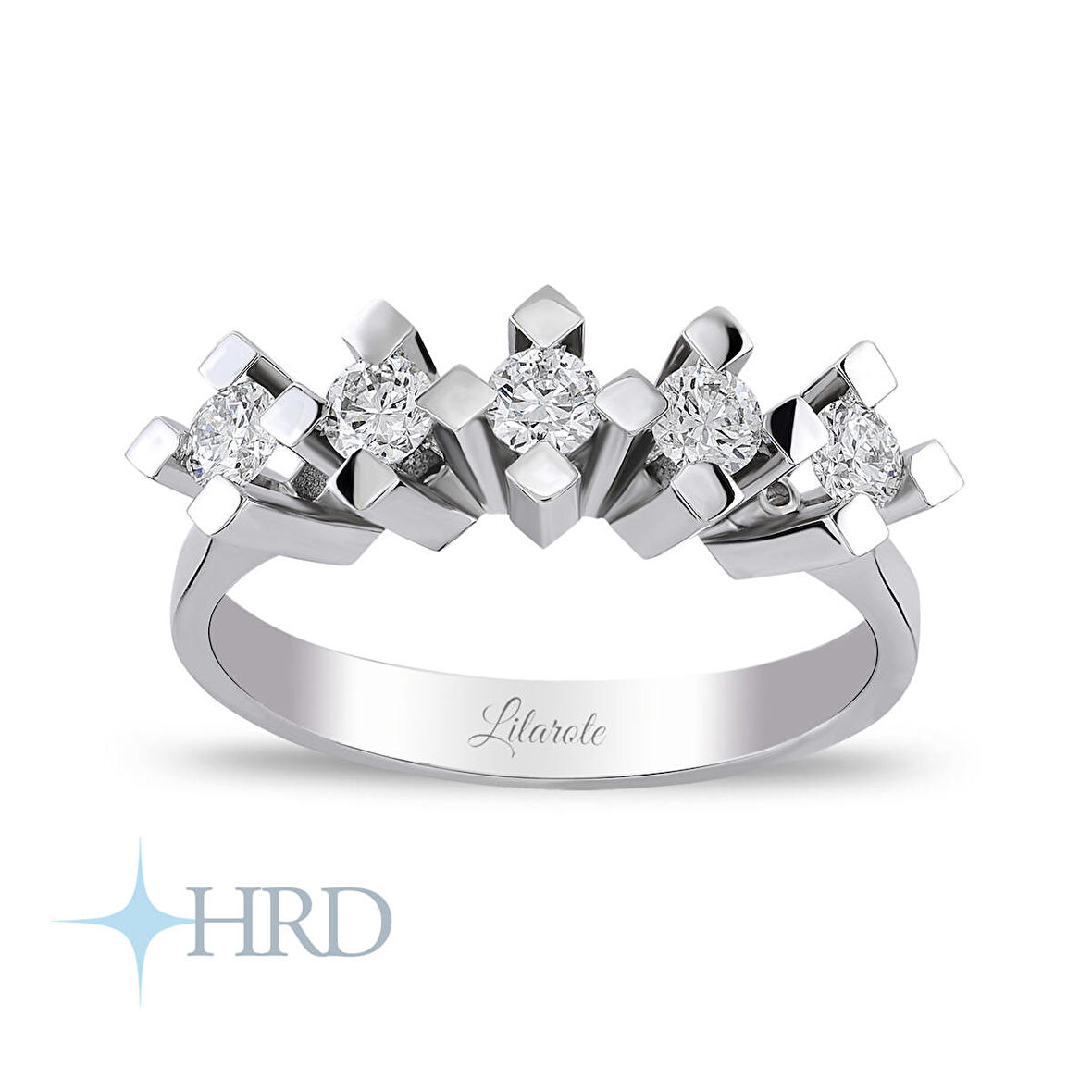 0.70 Ct Pırlanta Beştaş Yüzük