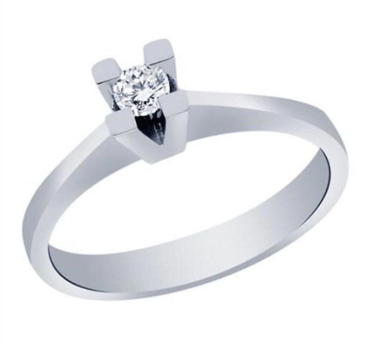 0.10 Ct Pırlanta Tektaş Yüzük